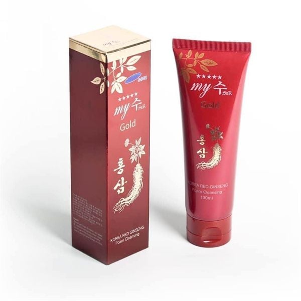 Sữa Rửa Mặt Hồng Sâm Đỏ My Gold Korea Red Ginseng Foam Cleansing 130ML