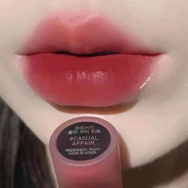 Son Kem 3Ce Blur Water Tint #Casual Affair Cánh Hoa Hồng Khô 4,6Gr