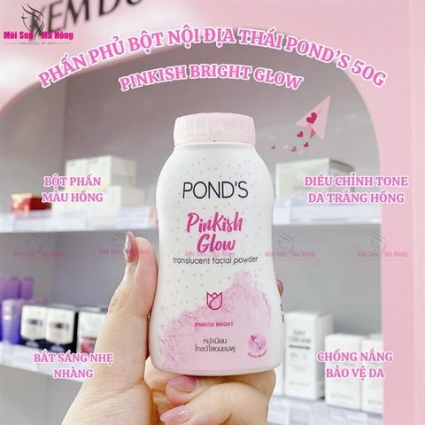 Phấn phủ bột Ponds Magic Powder trắng hồng 50g