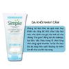 Sữa rửa mặt Simple Water Boost Micellar Facial Gel Wash 150ml