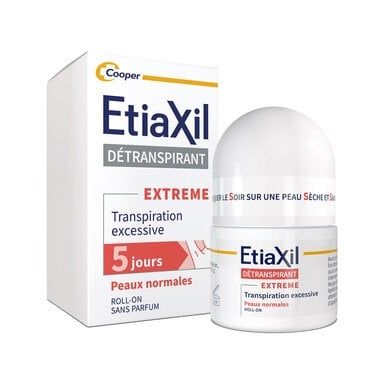 Lăn Khử Mùi EtiaXil Nhãn Đỏ Dành Cho Da Khoẻ 15ml Detranspirant Extreme Peaux Normales Roll-On