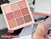 Phấn Mắt Odbo 9 Ô Shadow & Me Palette Màu Siêu Đẹp, Siêu Mịn 01 Apricot
