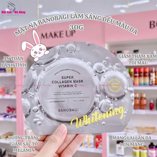Mặt nạ dưỡng trắng Banobagi Super Collagen Mask Vitamin C 30g