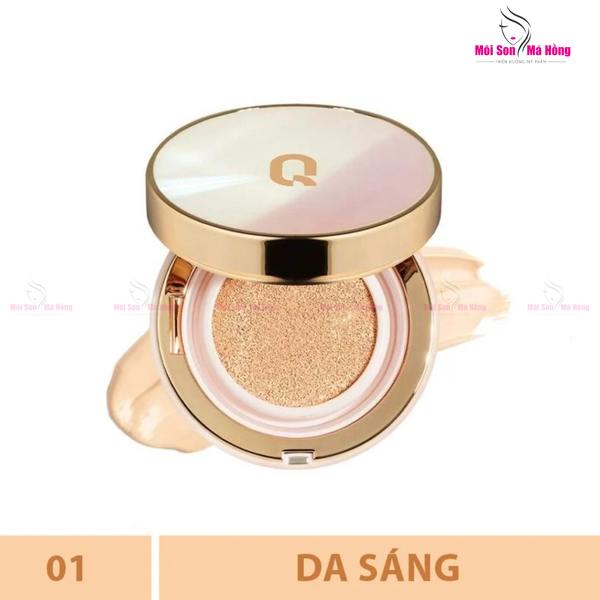 Phấn Nước Che Phủ Mỏng Mịn, Kiềm Dầu Hiệu Quả Glamrr Q Long Wear DD Cushion SPF50/PA+++