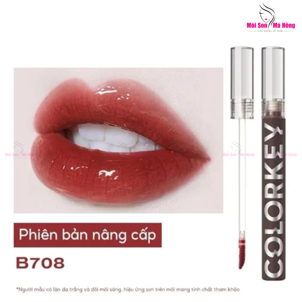 Son Tint Gương Bóng Bền Màu, Lâu Trôi Colorkey Airy Lip Mirror Series 1.7g