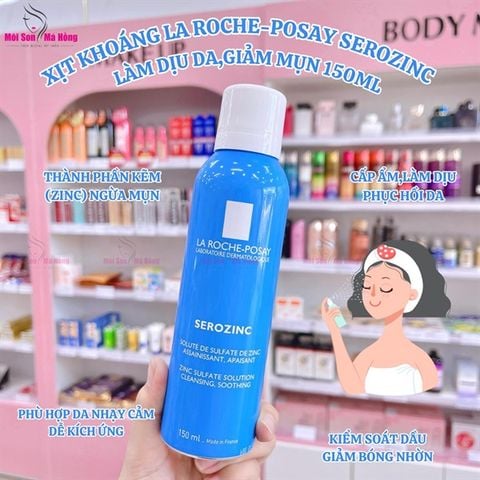 (CÔNG TY) Xịt Khoáng La Roche-Posay Làm Sạch & Dịu Da Dầu Mụn 150ml