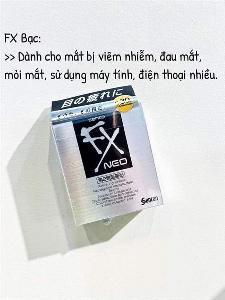 Nước nhỏ mắt Santen Fx Neo 12ml