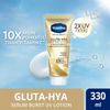 Sữa Dưỡng Thể Trắng Sáng Đều Màu Da Chống Nắng Ban Ngày Vaseline Healthy Bright Gluta-Hya Serum Burst UV Lotion 330ml
