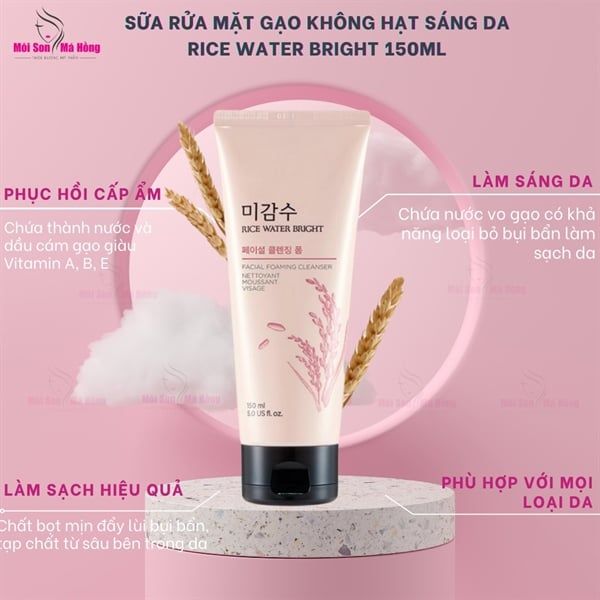 Sữa Rửa Mặt the Face Shop Rice Water Bright Cleansing Foam 150ml
