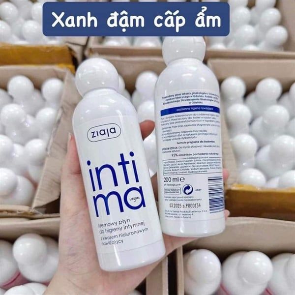 Dung Dịch Vệ Sinh Ziaja Intima Xanh Dương Bổ Sung Axit Hyaluronic Cấp Ẩm Chống Khô 200ml/ 500ml