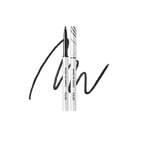 Chì Kẻ Mắt CLIO Sharp So Simple Waterproof Pencil Liner 001 Màu Đen