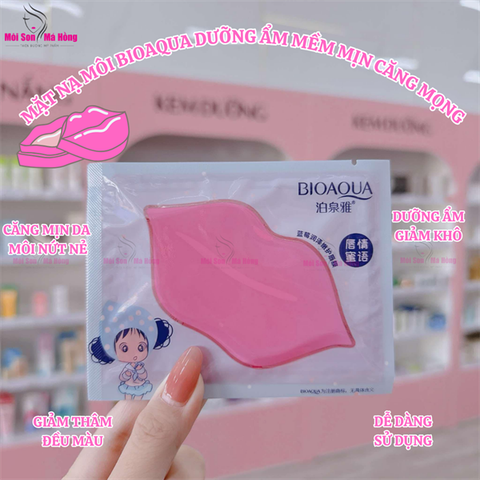 Mặt nạ môi Bioaqua #burberry