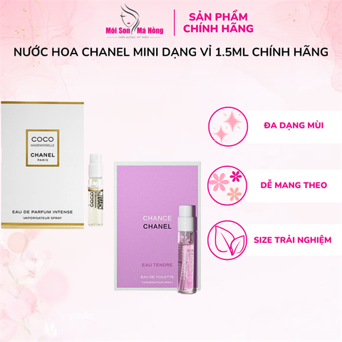 Nước hoa Chanel Mini Vỉ 1.5ml