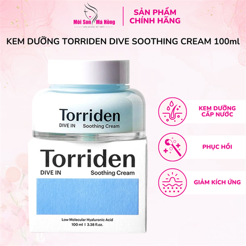 Kem Dưỡng Torriden Dưỡng Ẩm Làm Dịu Da Dive In Hyaluronic Acid 100ml