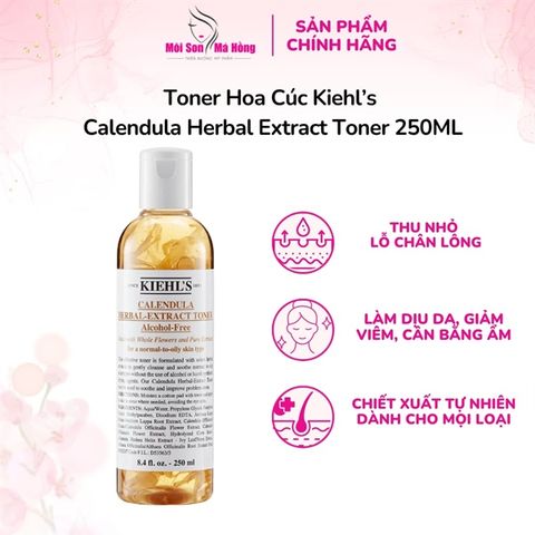Nước Cân Bằng Kiehl's Calendula Herbal Extract Alcohol-Free Toner 250ml