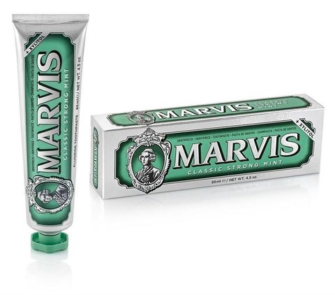 Kem đánh răng MARVIS - Classic Strong Mint 75ML XANH LA