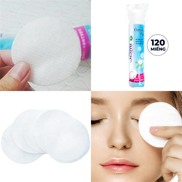 Bông Tẩy Trang Jomi 120 Miếng