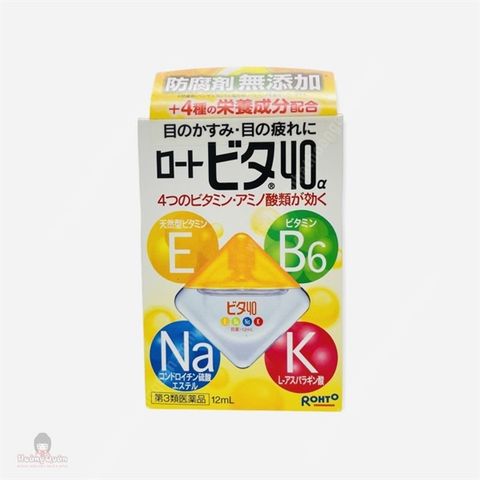 Nước nhỏ mắt Rohto Vitamin Rotovita Nhật Bản 12ml
