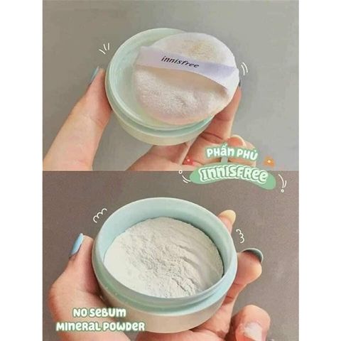 Phấn Phủ Bột Kiềm Dầu Innisfree No Sebum Mineral Powder 5g