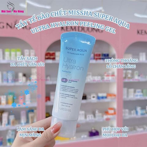 Tẩy da chết Missha Super Aqua ultra hyalron peeling gel 100ml