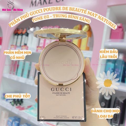 Phấn phủ Gucci Poudre de Beauté Mat Naturel No.02 10g