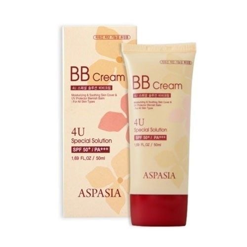 Kem Nền Chống Nắng Aspasia BB Cream 4U Special Solution SPF 50+/PA+++ 50ml