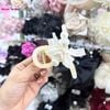 Kẹp tóc nơ đính ngọc tim