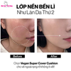 (CÔNG TY) Phấn Nước Kiềm Dầu, Che Phủ Cao GLAMRR Q Vegan Super Cover Cushion SPF50+/PA+++
