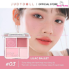 Phấn Má Và Phấn Bắt Sáng 4 Ô Judydoll Blush & Highlight Palette 9g ( Tặng bông phấn )