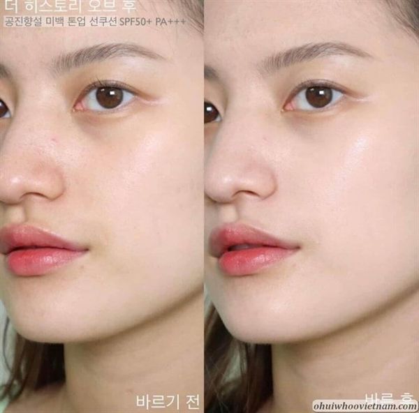 Cushion đa năng Gongjinhyang Seol Radiant White Tone Up Sun Cushion SPF50+,PA+++ ( 2 lõi)