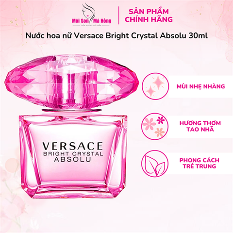 Nước Hoa Nữ Versace Bright Crystal Absolu EDP 30ml