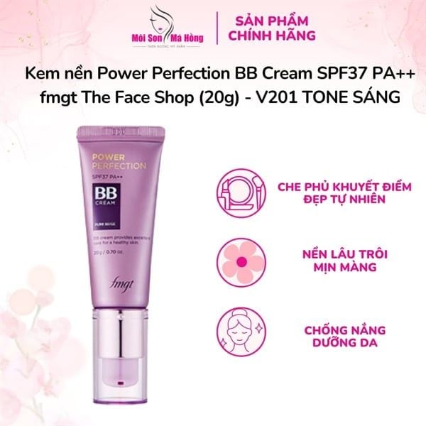 Kem Nền The Face Shop BB Cream Power Perfection 20g - V201