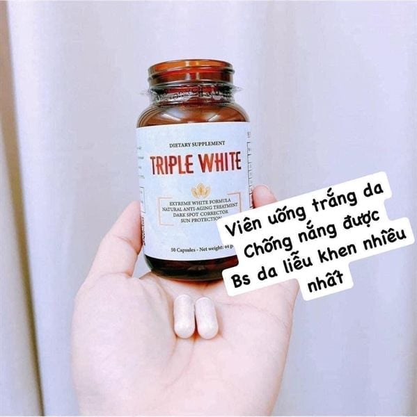 Vin Ung Chng Nng Trng Da Gim Thm Nm Triple White Glutathione 5 -  MI SON M HNG