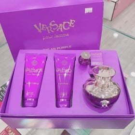 Giftset Versace Pour Femme Dylan Purple EDP 4Pcs