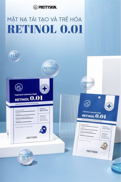 Mặt Nạ Prettyskin Treatment Collection Mask 25ml - Retinol 0.01