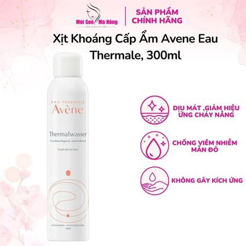 Xịt Khoáng Avène Cấp Nước, Làm Dịu & Giảm Kích Ứng 300ml Thermal Spring Water