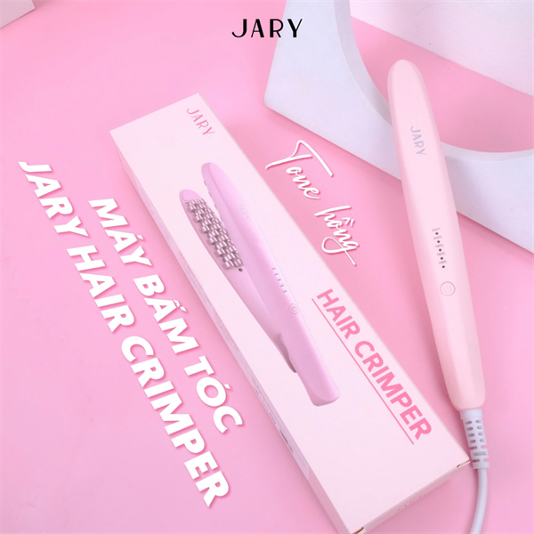 MÁY BẤM PHỒNG TÓC JARY HAIR CRIMPER - TONE HỒNG
