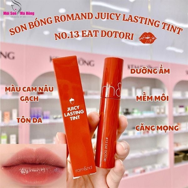 [Màu 1-39] Son Tint Lì, Căng Bóng Romand The Juicy Lasting Tint 5.5g