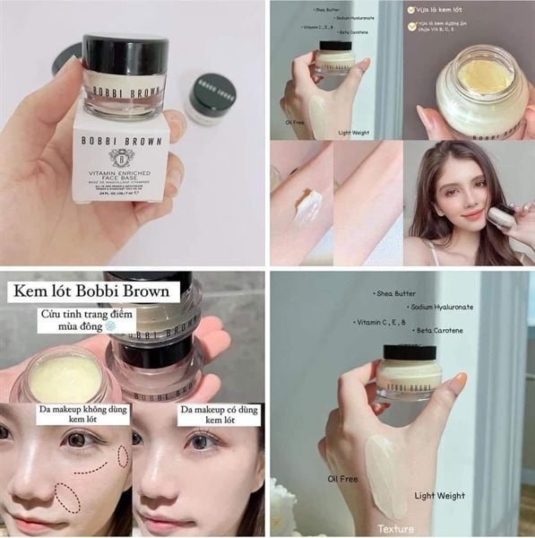Kem Lót Dưỡng Ẩm Bobbi Brown Vitamin Enriched Face Base 7ml/ 15ml/ 50ml