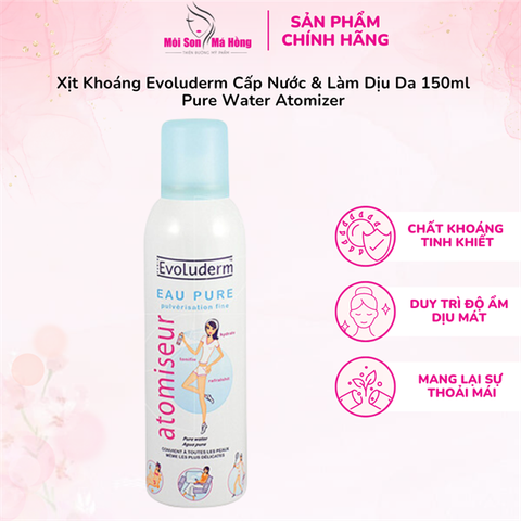 xịt khoáng evoluderm 150ml