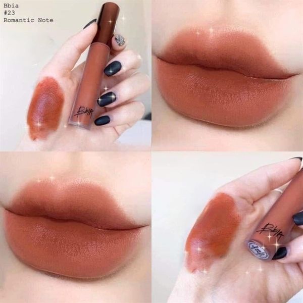 Son kem lì Bbia Last Velvet Lip Tint Version 5 23 Romantic Note 5g - Cam Đỏ Đất