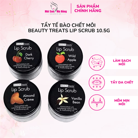 tẩy da chết môi lip scrub beauty treats