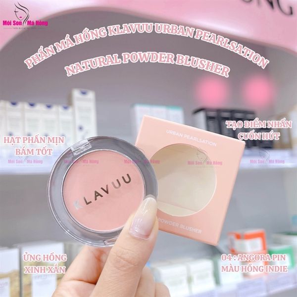 Phấn Má Klavuu Urban Pearlsation Natural Powder Blusher