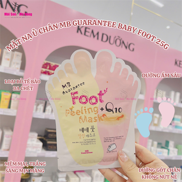 Mặt Nạ Ủ Chân MB Guarantee Baby Foot Peeling Mask 25g