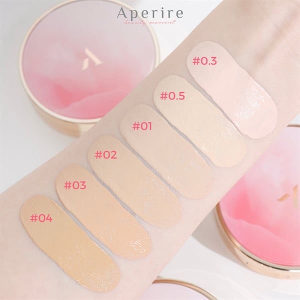 Phấn Nước Chống Nắng, Che Phủ Cao Aperire Day Dream Cover Cushion SPF50+ PA++++ 13g #0.5 Pure