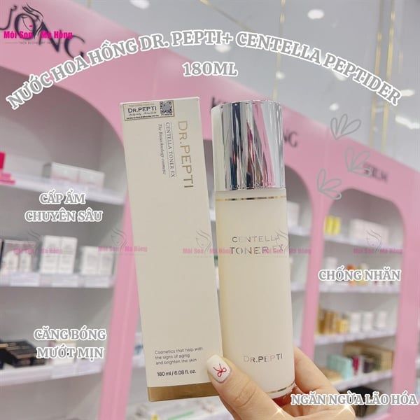 Nước Hoa Hồng Dr.Pepti Centella Toner 180ml