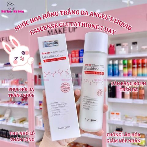 Nước Dưỡng Angel's Liquid Sáng Da, Mờ Thâm Nám 150ml Tone Up Whitening Program Glutathione Treatment Essence