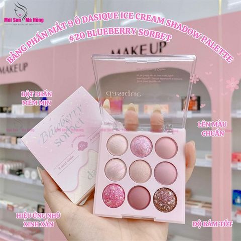 Bảng Phấn Mắt 9 Ô Màu Dasique Ice Cream Shadow Palette
