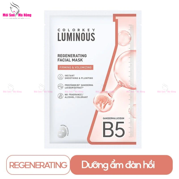 (CÔNG TY) Mặt Nạ Giấy Dưỡng Ẩm, Làm Dịu Da, Hỗ Trợ Dưỡng Sáng Colorkey Facial Mask 25ml