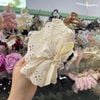 Kẹp tóc ngoạm nơ ren lớn